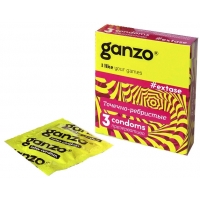 Презервативы Ganzo №3 точечно-ребристые